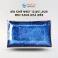 Ocean Blue Fire-Glazed Rectangular Plate, 13.5 x 17.5cm, Bat Trang Ceramics, Luxurious Ceramic Plate, Vietnamese Ceramics, Luxurious Kitchenware