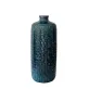 "Indigo" Craquelure Glaze Ceramic Vase, Mysterious And Enchanting Indigo, Flower Vase, Abstract Vase, Art Vase, Tan Van Ceramics, Housewarming Gift