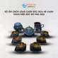 Bộ Ấm Chóp Gốm Sứ Men Xanh Biển Hỏa Biến 6 Món, Gốm Sứ Bát Tràng, Chén Đúc Lồng Hoa, Bình Trà Gốm Men Hỏa Biến, Đồ Gốm Thủ Công, Quà Tân Gia Tinh Tế