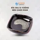 Đĩa Gia Vị Vuông Men Cánh Gián Hỏa Biến, Gốm Sứ Bát Tràng, Đĩa Muối Thiết Kế Sang Trọng, Đĩa Gốm Đựng Nước Chấm, Phụ Kiện Bàn Tiệc, Đồ Gốm Thủ Công