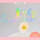 Set Phụ Kiện Hoa Cúc Và Chữ Trang Trí Bánh Kỷ Niệm Được Thiết Kế Theo Yêu Cầu Để Phù Hợp Với Dịp Kỷ Niệm Của Bạn, Quá Lý Tưởng Để Làm Một Phụ Kiện Trang Trí Bánh Kem Phong Cách Hàn Quốc Hay Món Đồ Thủ Công Cá Nhân Hóa