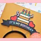 Bộ cài tóc 'It's My Birthday' với thiết kế vui tươi, đầy màu sắc, là phụ kiện sinh nhật phong cách Hàn Quốc độc đáo, hoàn hảo để làm quà tặng thủ công
