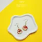 The Resin Flower Earrings are the perfect feminine accessory, handcrafted to shine with purity, making them a unique jewelry piece and an ideal Valentine's Day gift for her or Women's Day gift.