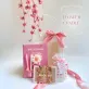 The "Flower Candle" Gift Set is a charming blind bag gift box with scented wax, a notebook, and a ballpoint pen, making it an adorable Women's Day gift for your girlfriend or any cute gift to cherish special moments