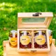 The Pure Coffee Blossom Honey Duo Gift Box blends sweetness & sophistication, featuring real honey from coffee orchards in a luxurious wooden gift box - a perfect health gift set for any occasion.