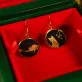 The "Cat & Box" Earrings with Hand-Drawn Leather feature distinctive strokes and artistic design, making them the perfect fashion accessory and a thoughtful birthday gift for her or a gift for your girlfriend.