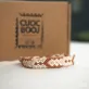 This Vintage Dusty Rose Handmade Bracelet is a subtle yet noticeable charm, making it a lovely handmade accessory and an adorable birthday gift or a unique present for your lover.