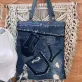 Túi tote dáng mỏng từ jeans tái chế với phối vải ấn tượng không đụng hàng, là túi xách thời trang độc đáo và phụ kiện thời trang bền vững, tạo nên món quà tặng thủ công đầy ý nghĩa.
