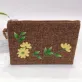 Túi mỹ phẩm Royal – túi letter thêu hoa với nét hoa xinh trên nền mộc mạc, bóp vải tiện lợi, phụ kiện thủ công tinh tế, quà tặng cho nữ và quà sinh nhật thiết thực