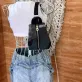 Túi đeo chéo balo mini K6 từ jeans tái chế mảng màu hoàn thiện dấu ấn riêng, phụ kiện thời trang bền vững làm quà sinh nhật sáng tạoTúi đeo chéo balo mini K6 từ jeans tái chế mảng màu hoàn thiện dấu ấn riêng, phụ kiện thời trang bền vững làm quà sinh nhật sáng tạo