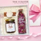 "Sweet Rose" gift box from love's endless wellspring features gift set for her with rose tea and honey, creating a health gift and impressive birthday gift for her with Vietnamese specialty touch."Sweet Rose" gift box from love's endless wellspring features gift set for her with rose tea and honey, creating a health gift and impressive birthday gift for her with Vietnamese specialty touch.