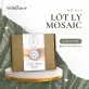 Q-Eco DIY mosaic coaster set provides home craft art experience for making unique coasters at home, combining creative DIY toy elements with eco-friendly materials as distinctive handcrafted gift.