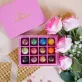 12-piece bonbon chocolate box with unique Vietnamese recipe, specialty chocolate featuring natural ingredients and special flavors as gifts for foreigners