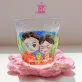 Ly thủy tinh vẽ chân dung theo yêu cầu dấu ấn không phai, ly thủy tinh nhám cá nhân hóa quà lưu niệm sinh nhật cá nhân hóa