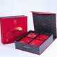 Hộp quà Trung Thu Thịnh Vượng trọn vị mùa trăng tròn, set quà bánh Trung Thu cao cấp và trà hộp quà sang trọng kèm túi đựng quà biếu Trung Thu