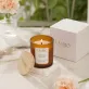 Velvet Twilight scented candle gift set with black pepper and amber fragrance, handcrafted with premium essential oils, perfect as a unique birthday gift