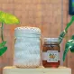 Set quà chanh ngâm mật ong 200ml trong hũ thủy tinh vintage, hộp quà tre mộc mạc, đậm vị quê hương, quà tặng đặc sản và lưu niệm Việt Nam