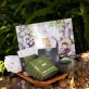 "Mom Loves You" gift box with a heartfelt blessing from Vietnam—newborn gift made with organic cotton, safe for both mom and baby, perfect for baby showers.