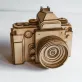 Real-scale Nikon AF-S wooden camera assembly model, faithfully recreated in every detail with a 194-step DIY kit—Vietnamese souvenir and exquisite handmade gift.