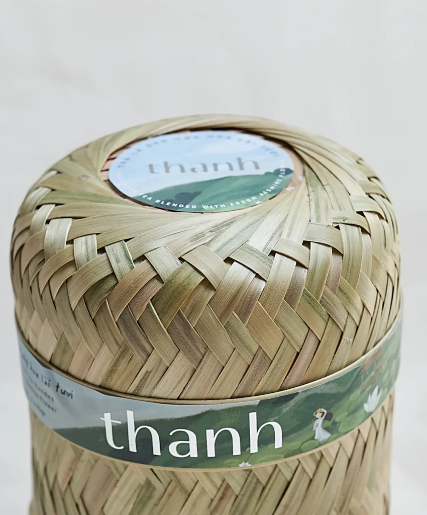 "Thanh" Lotus Leaves And Jasmine Tea, Bag of 80G, Vietnamese Herbal Tea, Jasmine Scented Tea, Delightful Jasmine Aroma, Goodnight Tea "Thanh" Lotus Leaves And Jasmine Tea, Bag of 80G, Vietnamese Herbal Tea, Jasmine Scented Tea, Delightful Jasmine Aroma, Goodnight Tea