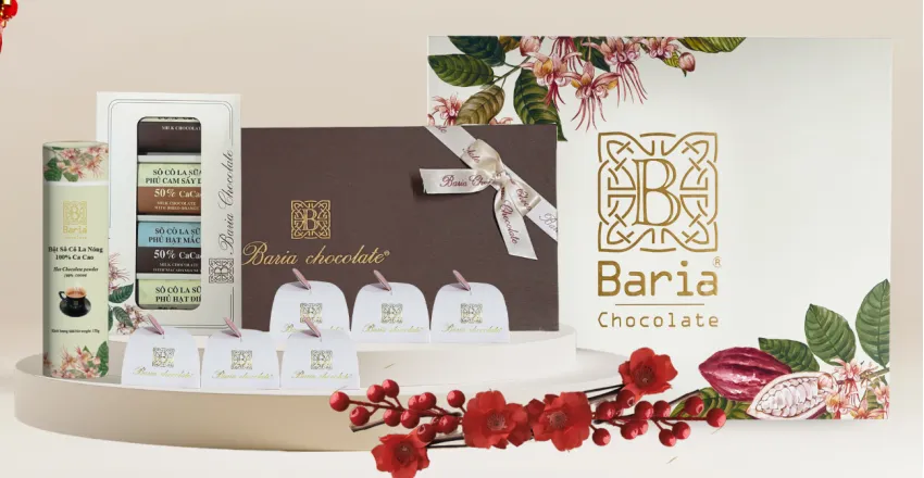 "T24" Chocolate Gift Box, Selected Delicious Flavors, Ba Ria Specialty Chocolate Gift Set, Vietnamese Specialty Gift, Premium Gift Box, Gift For Lover "T24" Chocolate Gift Box, Selected Delicious Flavors, Ba Ria Specialty Chocolate Gift Set, Vietnamese Specialty Gift, Premium Gift Box, Gift For Lover
