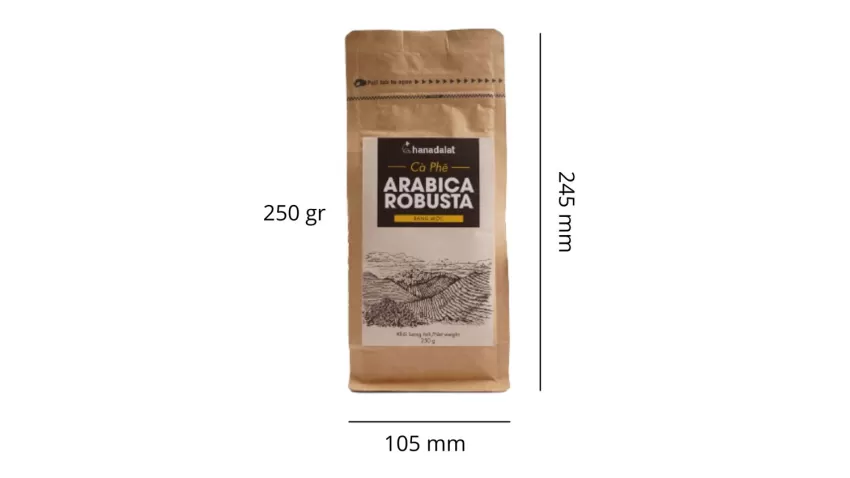 Arabica-Robusta Coffee Powder, Coffee Blend, Convenience, Organic Farming, Da Lat, Edible Forest Garden, Arabica, Robusta, Organic Ingredients