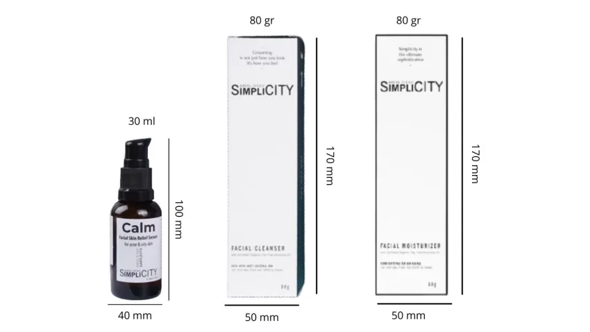 Combo 3 Skin Care Products, Skincare Combo For Men, Skincare For Oily And Acne-Prone Skin, Vegan Cosmetics