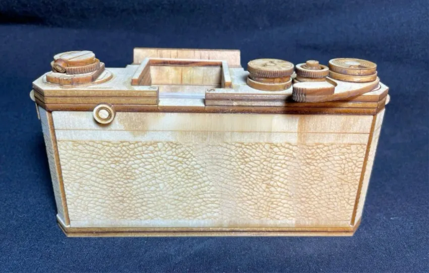 Real Scale Nikon F Wooden Camera Assembly Model, Exquisite Perfection, 152-Operation Wood Model, Thinking Toy, Home Decoration, Vietnamese Souvenirs Real Scale Nikon F Wooden Camera Assembly Model, Exquisite Perfection, 152-Operation Wood Model, Thinking Toy, Home Decoration, Vietnamese Souvenirs