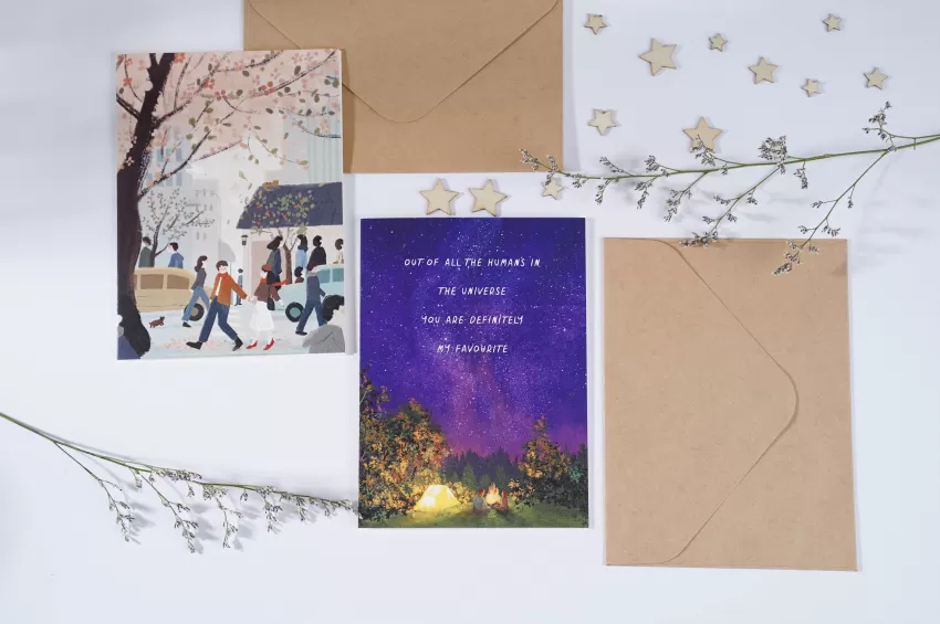 Dating Collection, Printed Greeting Cards/Postcards