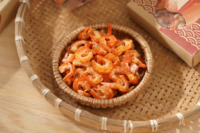 Dried Whiteleg Shrimp (Large Size), Ca Mau Dried Shrimp, Premium Dried Seafood, 100% Natural Silver Shrimp, Cooking Ingredient