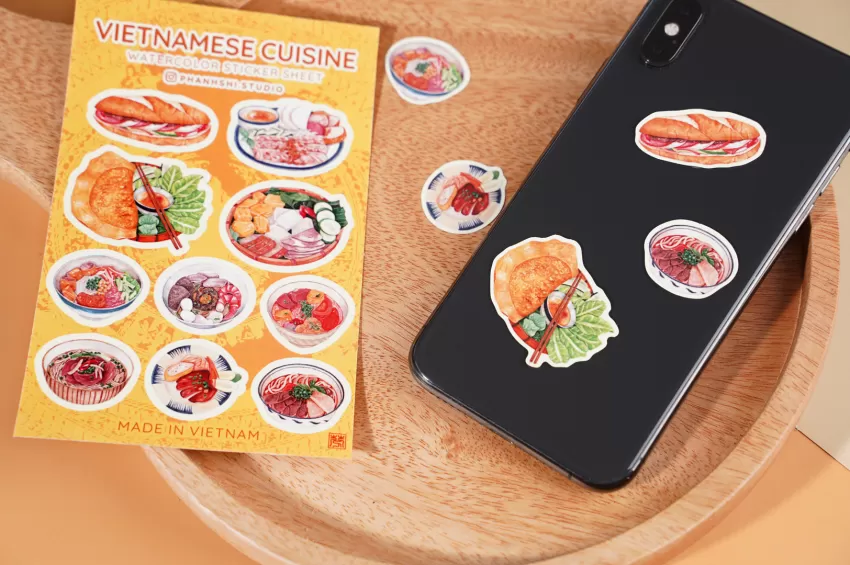 Sticker Ẩm Thực Việt Nam