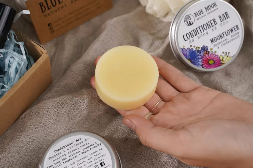 Xà Bông Xả Tóc Moonflower Chăm Sóc Tóc Toàn Diện, Quà Tặng Cho Phái Nữ, Nuôi Dưỡng Sâu Bên Trong Nang Tóc