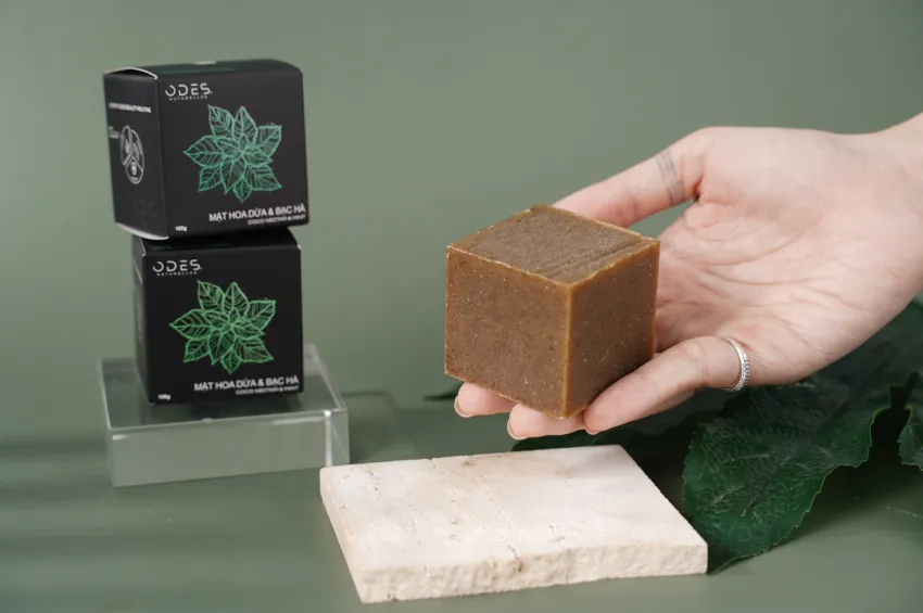Mint & Coco Nectar Soap, Effective Skin Cleanser, Nourishes Healthy Skin, Cold Processed, Handmade Soap Mint & Coco Nectar Soap, Effective Skin Cleanser, Nourishes Healthy Skin, Cold Processed, Handmade Soap