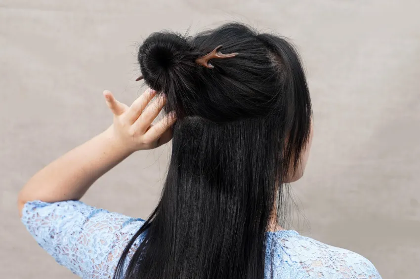 Simple Bough-Shaped Wooden Hair Stick, Simple Design, Gentle and Graceful Beauty, Traditional Style, Handcrafted Hairpin