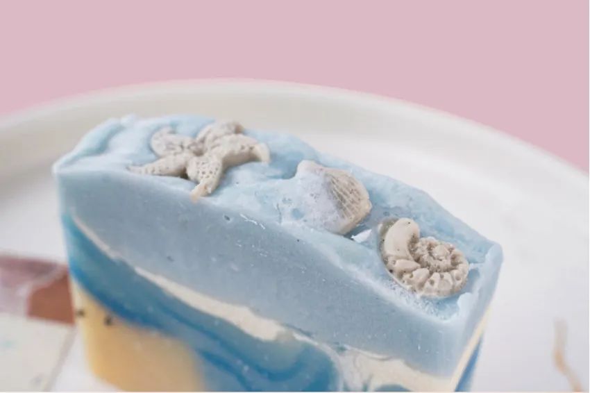 Unique Ocean Waves Handmade Soap, Nourishes the Skin, Cleanses Dirt, Gentle on the Skin, Natural Ingredients, Handmade Soap Unique Ocean Waves Handmade Soap, Nourishes the Skin, Cleanses Dirt, Gentle on the Skin, Natural Ingredients, Handmade Soap
