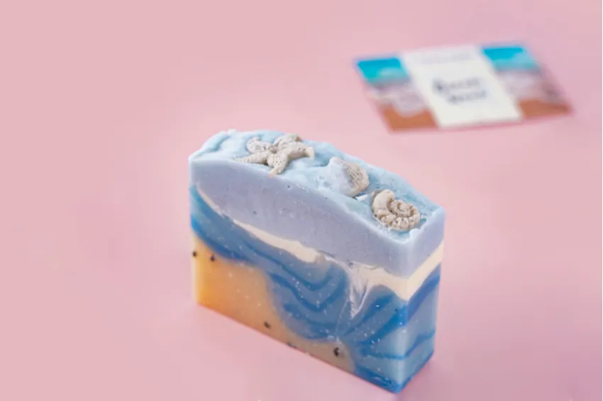 Unique Ocean Waves Handmade Soap, Nourishes the Skin, Cleanses Dirt, Gentle on the Skin, Natural Ingredients, Handmade Soap Unique Ocean Waves Handmade Soap, Nourishes the Skin, Cleanses Dirt, Gentle on the Skin, Natural Ingredients, Handmade Soap