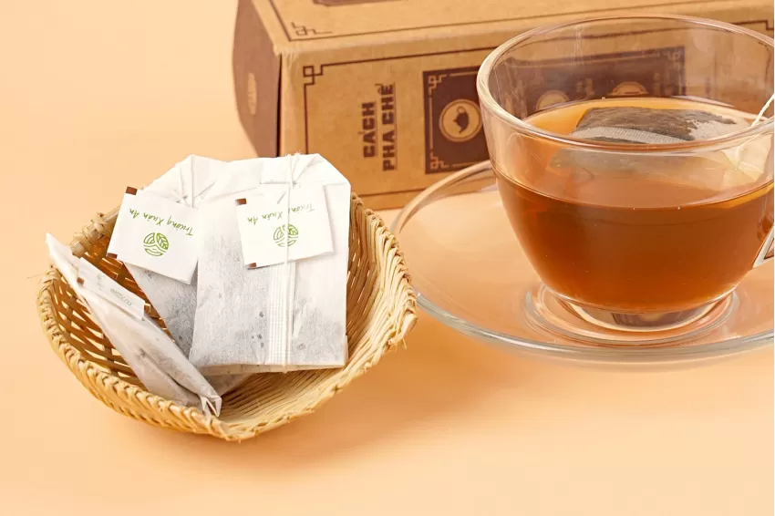 Brown Rice Tea Bag, 24 pcs, Healthy Tea, Black Tea, Rich Nutrition, Low-caffeine, Natural Ingredrients, No Preservatives, Organic Tea