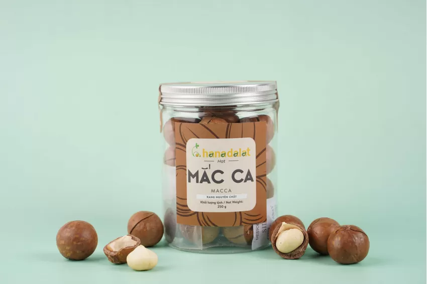 Natural Macadamia Nuts , Lam Dong Macadamia, Pure Roasted Macadamia Nuts, Cracked Shell Macadamia Nuts, Nutritional Food, Healthy Snacks