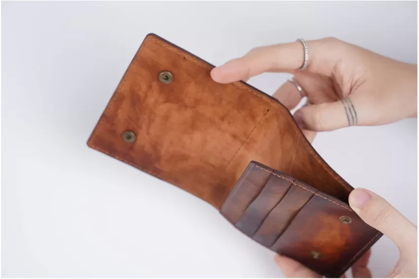 Carved Leather Wallet Carved Leather Wallet