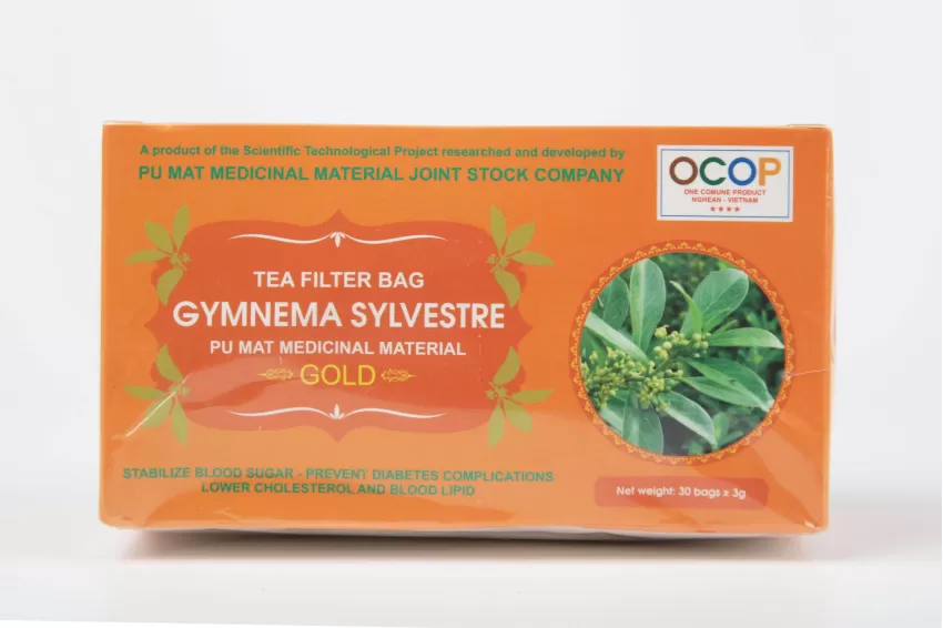 Gymnema Sylvestre Tea Bag, Gymnema Tea, Herbal Tea, Vietnamese Herbs, Taste Of Wellbeing, Natural Ingredients, High Medicinal Value Herbs, 30 Tea Bags