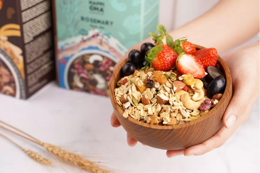 Granola Happi Oha, Granola Mix Nhiều Loại Hạt, Granola Siêu Hạt, Hạt Dinh Dưỡng Ăn Kiêng, Hoa Quả Sấy Dinh Dưỡng