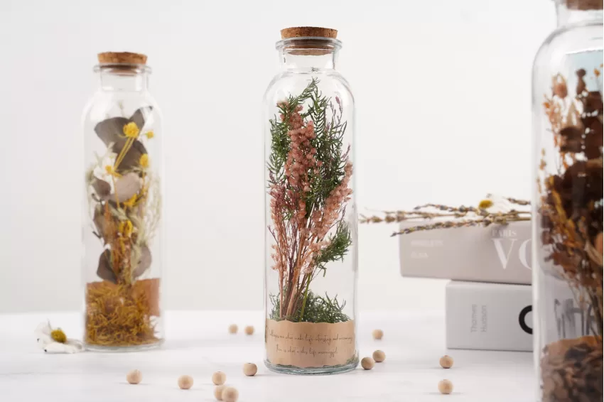 Dried Flower Bottles