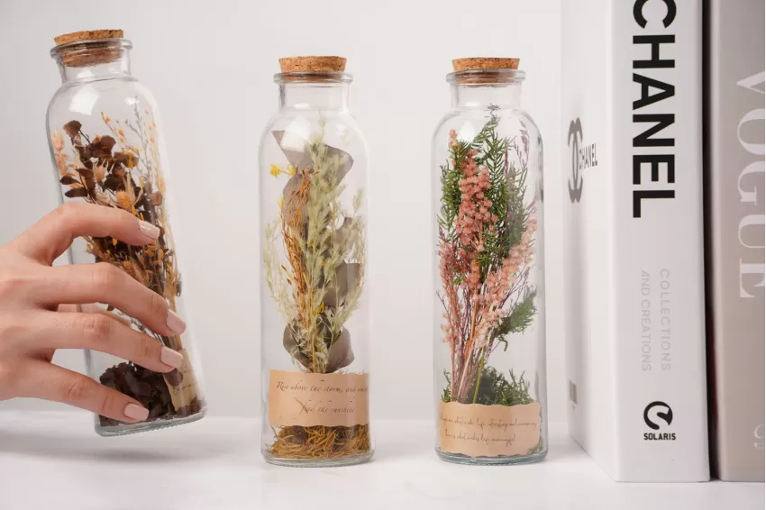 Dried Flower Bottles