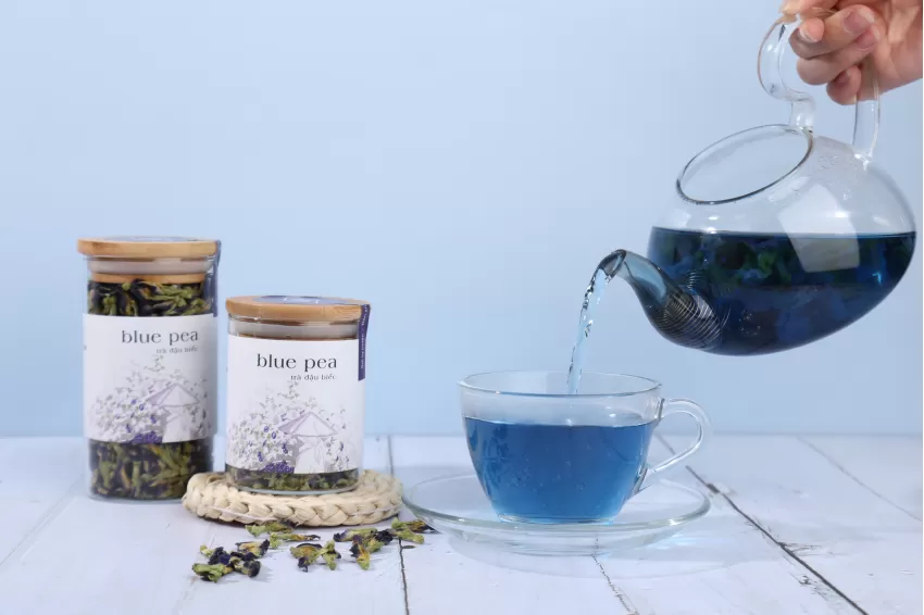 Butterfly Pea Flower Tea for Relaxation and Better Sleep, Herbal Blend for Relaxing, Ethically Sourced Ingredients, Perfect Health Gift