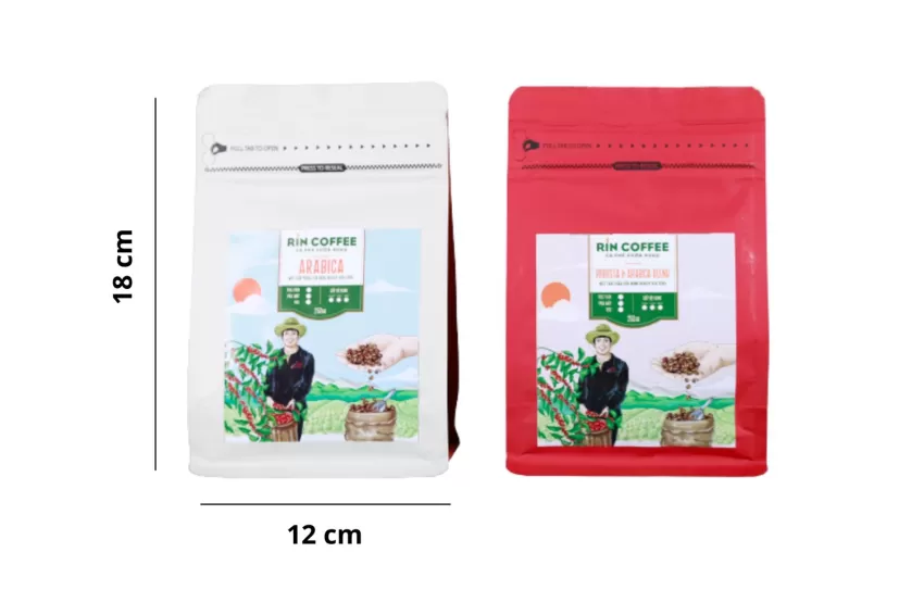 Cà Phê Rang Xay 250Gr, Cà Phê Rang Thủ Công, Cà Phê Lâm Đồng, Cà Phê Việt Nam, Cà Phê Hữu Cơ, Trồng Hữu Cơ, Nguyên Liệu Sạch