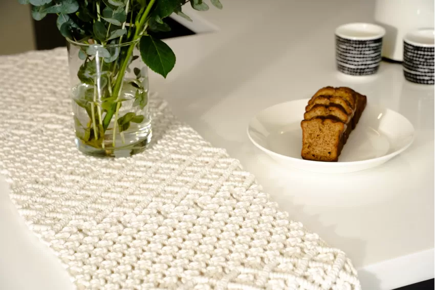 Macrame Tablecloths, Dining Table Decoration, Boho Style, Made from Cotton, Meticulous Design, Elaborate Handcrafted Technique