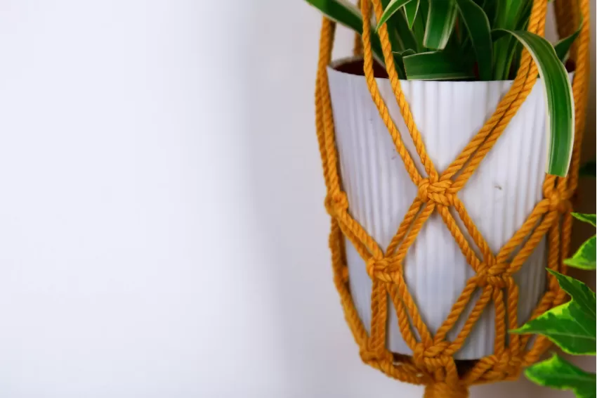 Dây Treo 3 Chậu Cây Macrame, Thiết Kế Sáng Tạo, Chất Lượng Và Bền Bỉ, Đa Năng Và Tiện Lợi, Tạo Không Gian Xanh Mát