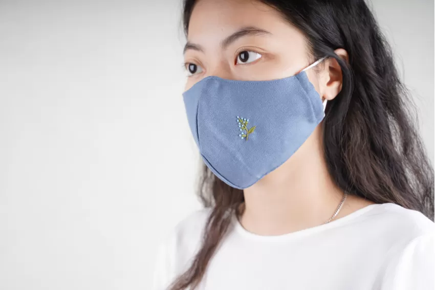 Linen Face Masks, Cute Handmade Face Mask, Made From Lightweight Linen Fabric, Comfortable Wearing Experience