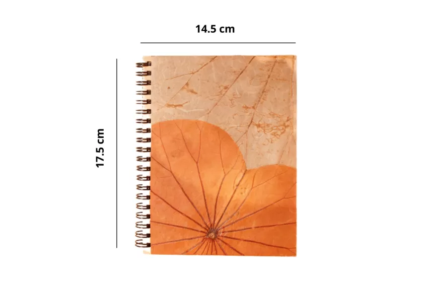 Lotus Leaf Notebooks, Hard and Sturdy Cover, Delicate and Rustic Lotus Leaf Pattern, Suitable Size, Easy to Carry, Suitable for Daily Notes, Corporate Gift Lotus Leaf Notebooks, Hard and Sturdy Cover, Delicate and Rustic Lotus Leaf Pattern, Suitable Size, Easy to Carry, Suitable for Daily Notes, Corporate Gift