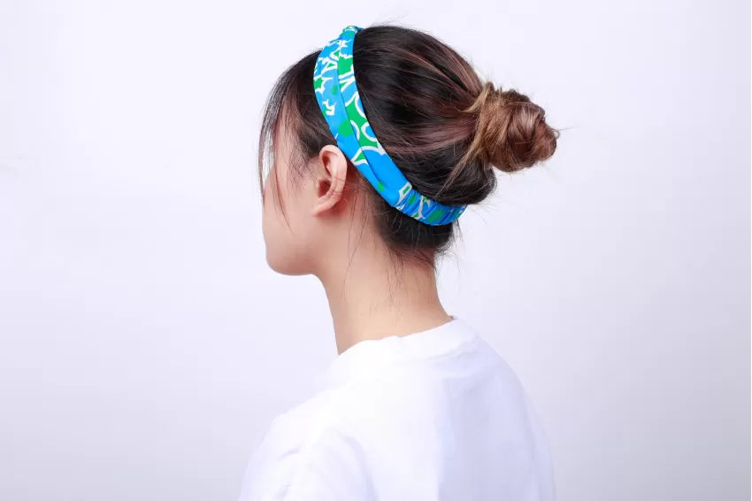 100% Cotton Hairband, Adorable Hair Accessory, Handmade Headband, Vibrant Patterns, Youthful And Dynamic Style